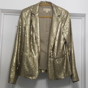 Michael Kors gold sequined blazer